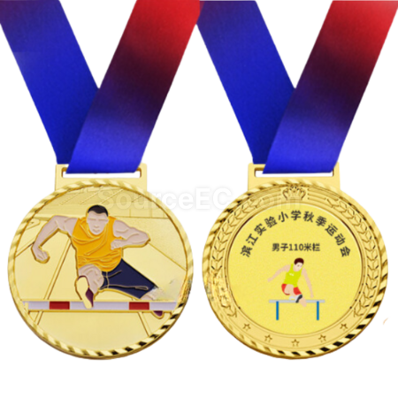 Customization Hurdle Metal Medal Corporate Gifts