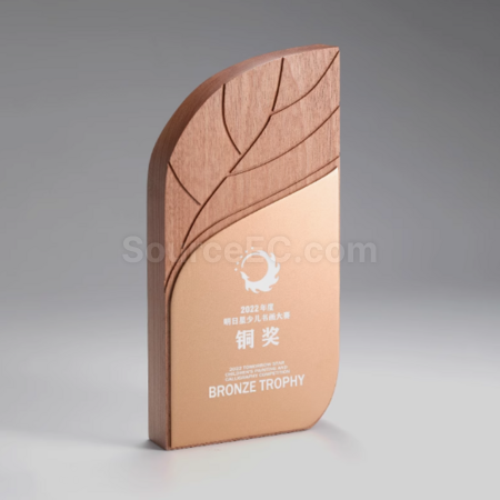Customization Metal Wood Trophy Corporate Gifts