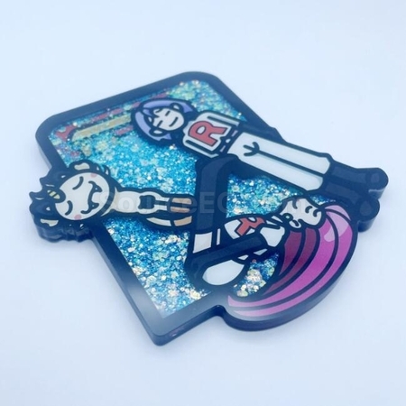 Customization Customized Acrylic Quicksand Refrigerator Magnet Corporate Gifts