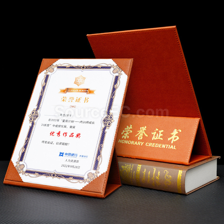 Customization A4 Certificate Cover Corporate Gifts