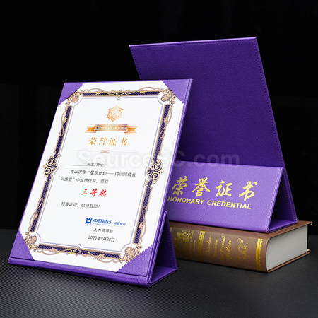 Customization A4 Certificate Cover Corporate Gifts