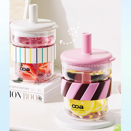 Customization Milk Tea Cup With Straw Corporate Gifts