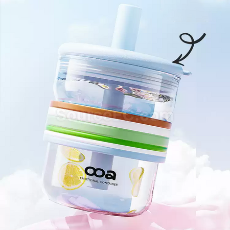 Customization Milk Tea Cup With Straw Corporate Gifts