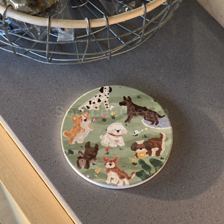 Customization Cute puppy coaster Corporate Gifts