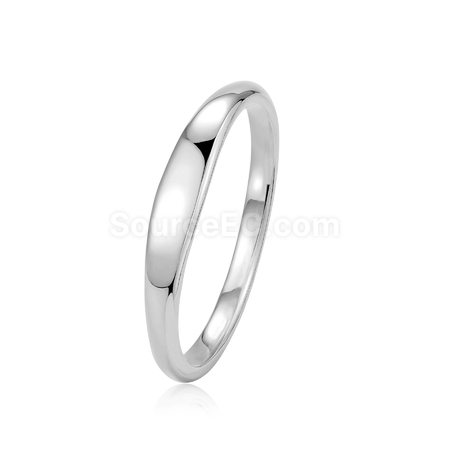 Customization Stainless Steel Couple Rings Corporate Gifts