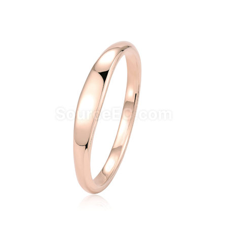 Customization Stainless Steel Couple Rings Corporate Gifts