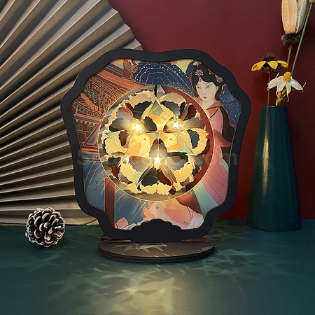 Customization Papercut Lamp with Romantic Scenery Corporate Gifts