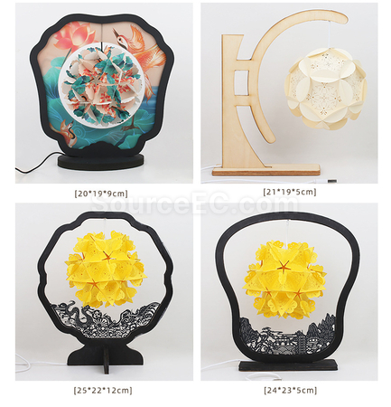 Customization Papercut Lamp with Romantic Scenery Corporate Gifts
