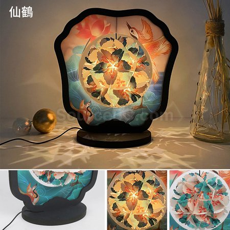 Customization Papercut Lamp with Romantic Scenery Corporate Gifts