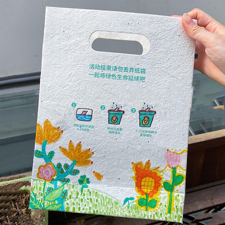 Customization Seed Paper Tote Bag Corporate Gifts