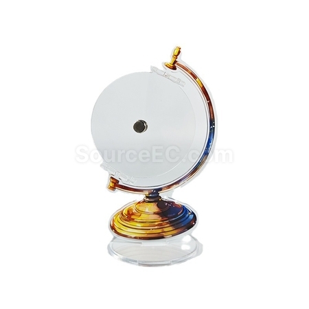 Customization Acrylic Badge Display Globe Stand Corporate Gifts