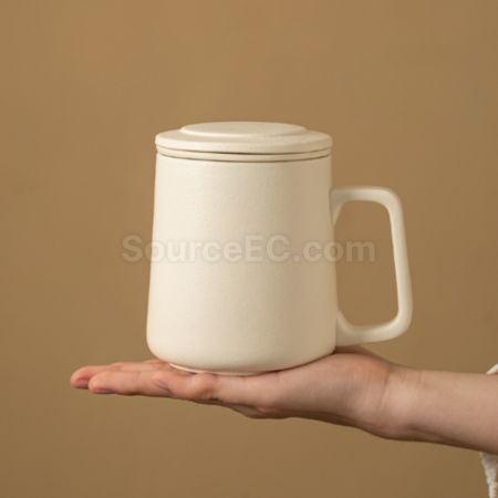Customization Ceramic tea separation tea cup Corporate Gifts