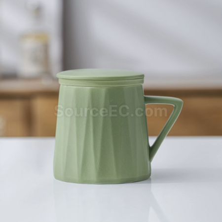 Customization Ceramic tea separation tea cup Corporate Gifts