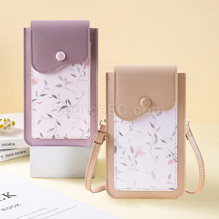 Customization PU Wallet With Touch Phone Bag Corporate Gifts