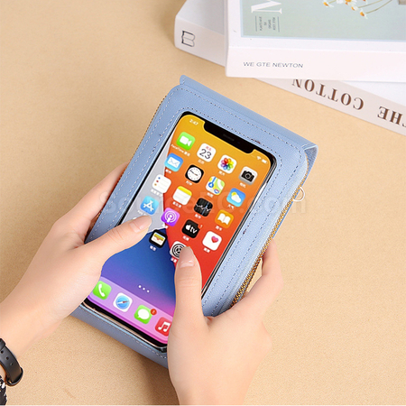 Customization PU Wallet With Touch Phone Bag Corporate Gifts