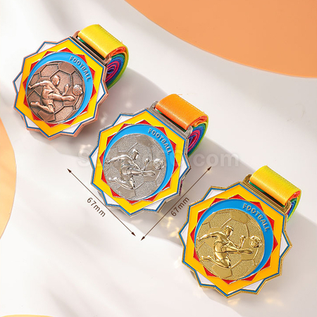 Customization Football Metal Medal Corporate Gifts