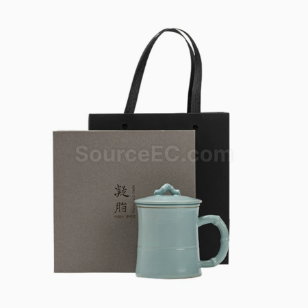 Customization Ceramic filter tea cup Corporate Gifts