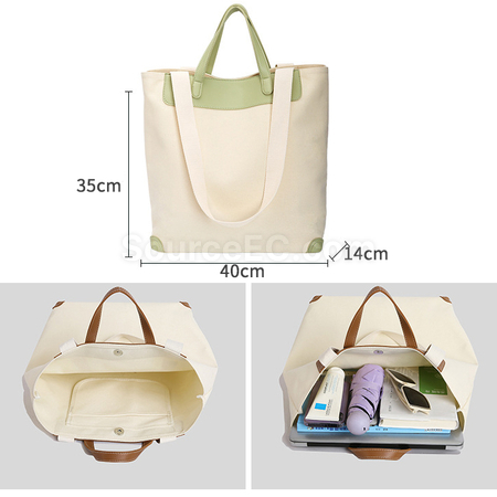 Customization PU Handheld Canvas Bag Corporate Gifts