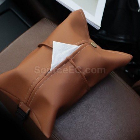 Customization Leather tissue cover Corporate Gifts