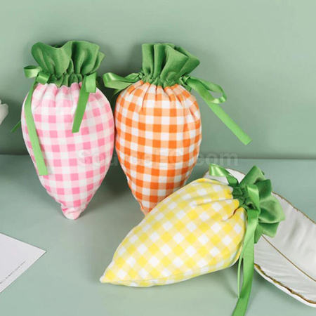 Customization Flannel Easter Carrot Bag Corporate Gifts