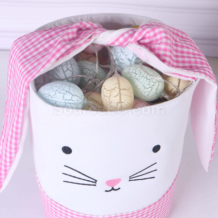 Customization Easter Bunny Canvas Basket Corporate Gifts