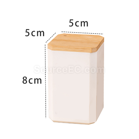 Customization Bamboo Lid Toothpick Holder Corporate Gifts