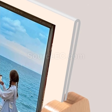 Customization  U-shaped Acrylic  Horizontal Photo Frame Corporate Gifts