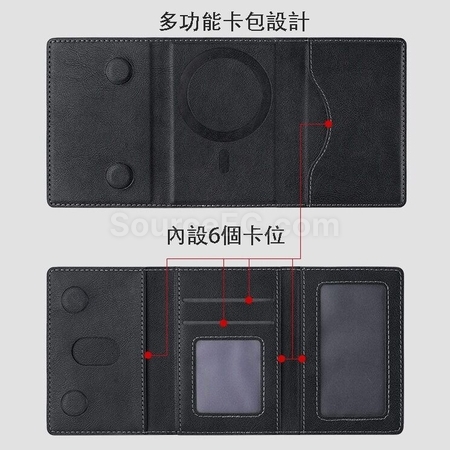 Customization Tri-fold Nagnetic Card Holder Corporate Gifts