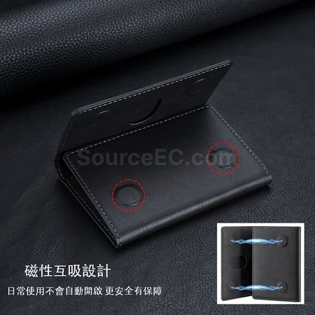 Customization Tri-fold Nagnetic Card Holder Corporate Gifts