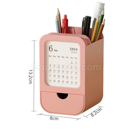 Customization Multifunctional Pen Holder Calendar Storage Box Corporate Gifts
