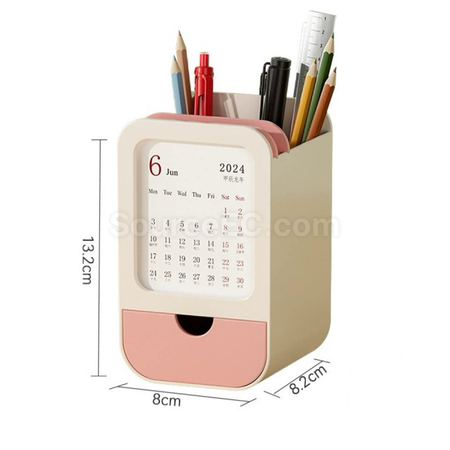 Customization Multifunctional Pen Holder Calendar Storage Box Corporate Gifts
