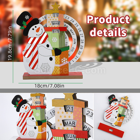 Customization Snowman Rotating Ten Thousand Year Calendar Corporate Gifts