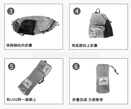 Customization Ultra-light Waterproof Outdoor Folding Hiking Backpack Corporate Gifts