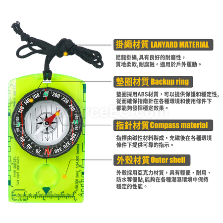 Customization Outdoor Map Ruler Compass Corporate Gifts