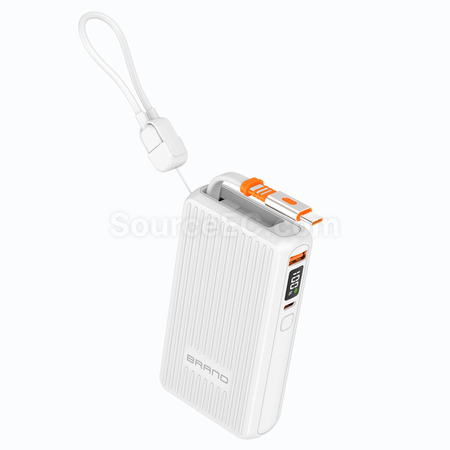 Customization Retractable Wire Power Bank With  Corporate Gifts
