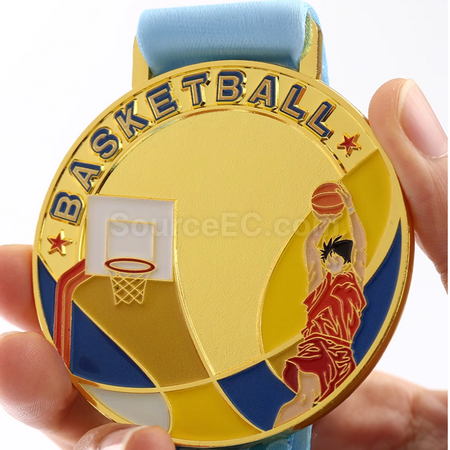 Customization Basketball Metal Medal Corporate Gifts