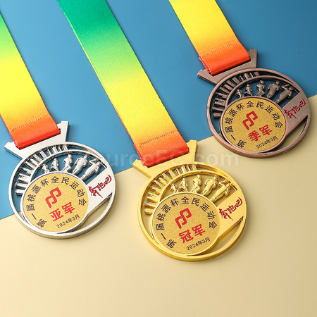 Customization Running Metal Medal Corporate Gifts