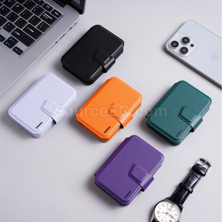 Customization Magnetic Card Holder Wireless Power Bank Corporate Gifts