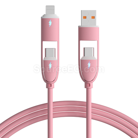 Customization Four In One Data Cable Corporate Gifts
