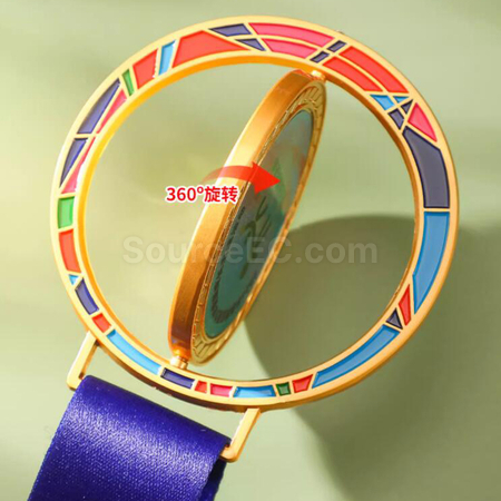Customization Rotating Metal Medal Corporate Gifts
