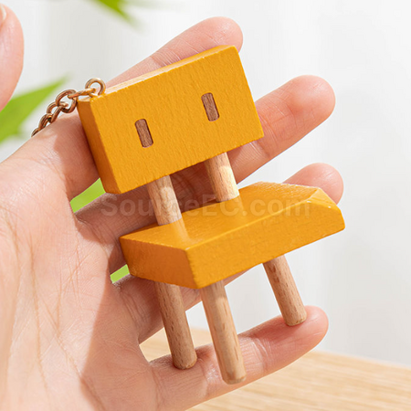 Customization Wooden Keychain Corporate Gifts