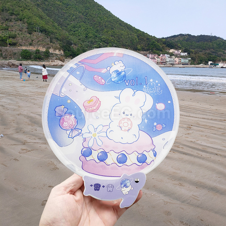 Customization Rabbit Folding Advertising Fan Corporate Gifts