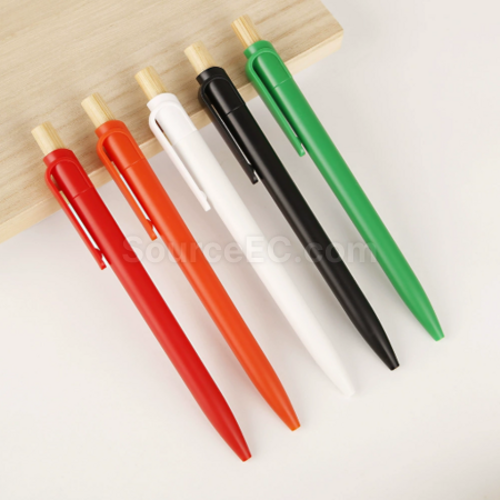 Customization New RABS recyclable material GRS environmentally friendly bamboo, wood, plastic promotion ballpoint pen Corporate Gifts