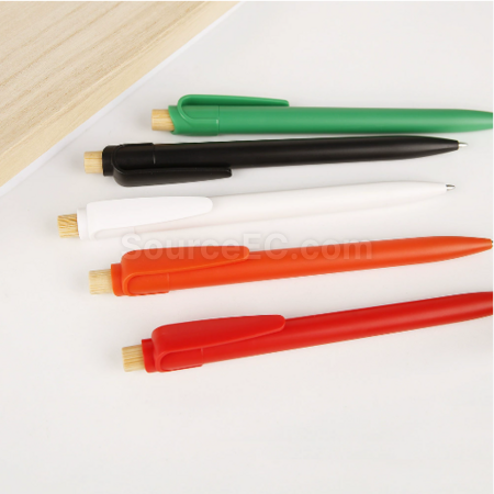 Customization New RABS recyclable material GRS environmentally friendly bamboo, wood, plastic promotion ballpoint pen Corporate Gifts