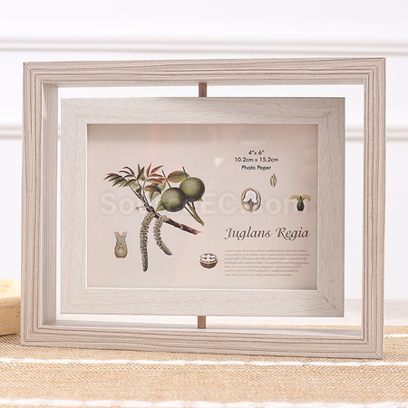 Customization Rotating Wooden Photo Frame Corporate Gifts