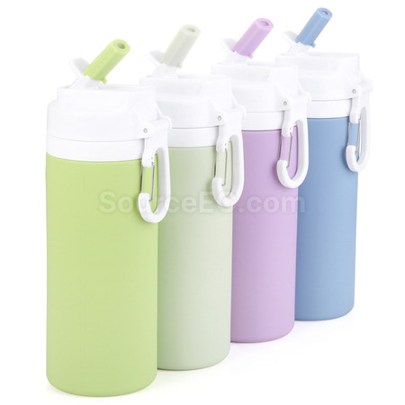 Customization Silicone Folding Water Bottle Corporate Gifts