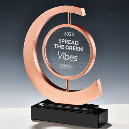 Customization Rotatable Crystal Trophy Corporate Gifts
