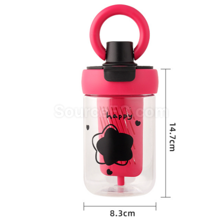 Customization Large Capacity Ring Straw Cup Corporate Gifts