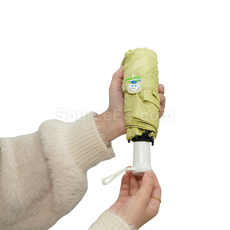 Customization Folding Umbrella For Milk Tea Cup Corporate Gifts