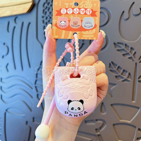 Customization Unzip Cartoon Wooden Fish Pendant Corporate Gifts